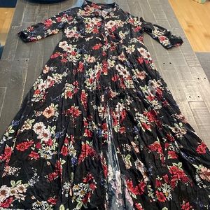Torrid Long Floral Dress
